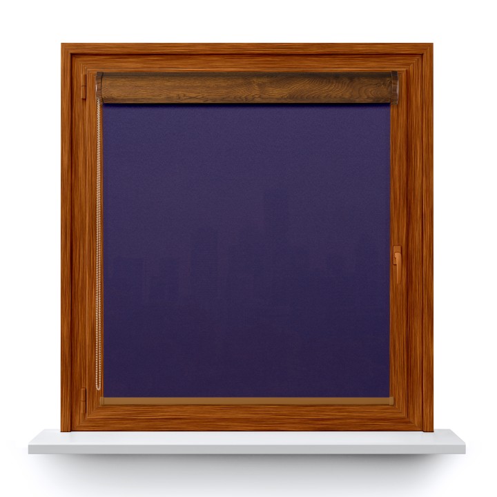 Roleta w kasecie PCV Gładka Przyciemniająca Gładka bez prowadnic Fioletowa 2083