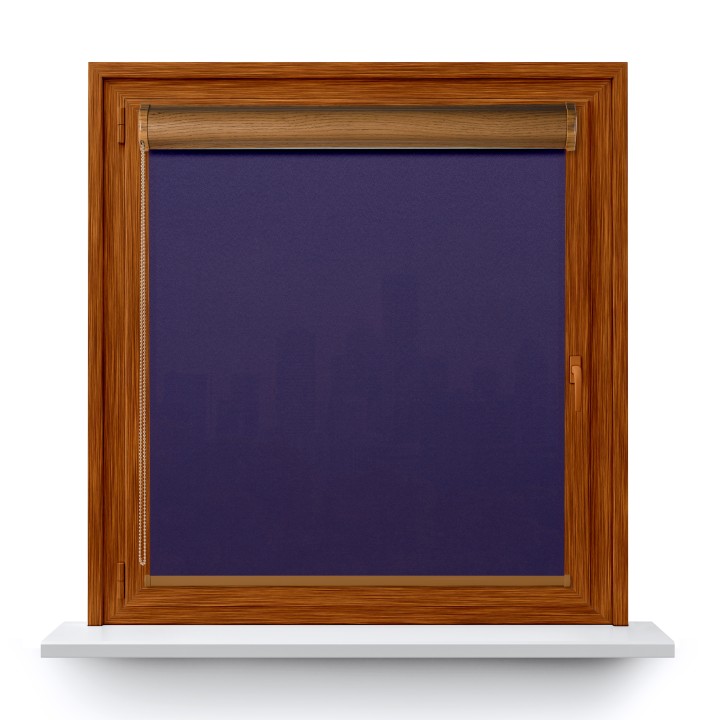 Roleta w kasecie PCV Gładka Przyciemniająca Gładka bez prowadnic Fioletowa 2083