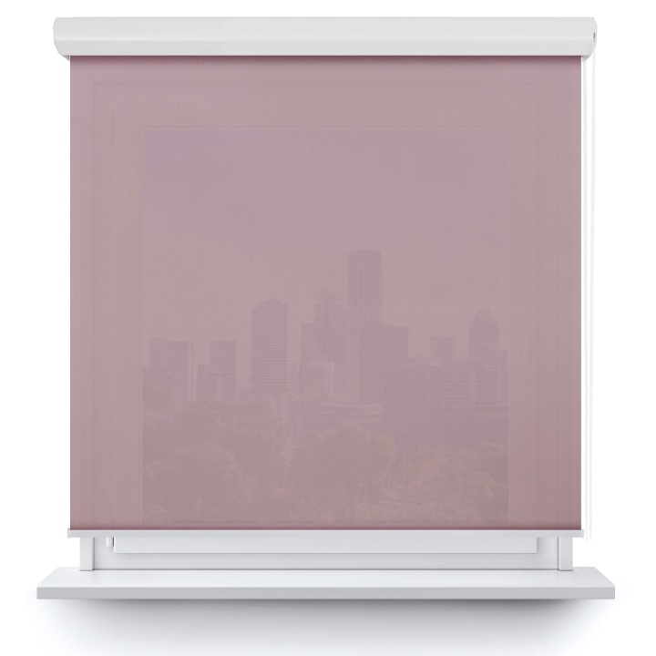 Roleta w kasecie aluminium Gładka Przyciemniająca Gładka Różowa 532