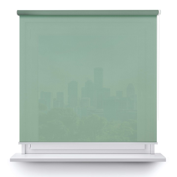 Roleta wolnowisząca Gładka Przyciemniająca Gładka Zielona 527
