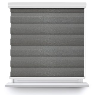 Roleta w kasecie aluminium Dzień Noc Przyciemniająca Glossy Elegance Ciemnoszara 15988