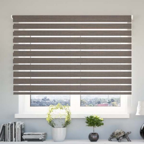 Wall mounted blind Day-Night Bahama XV Heban Drewnopodobny BH1506