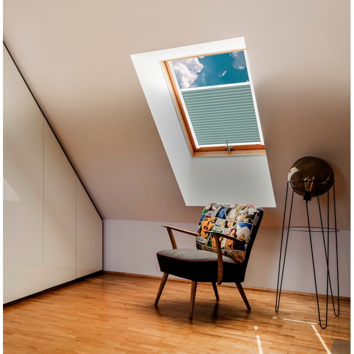 Plisa dachowa Natural Pearl Przyciemniająca Zielona 404