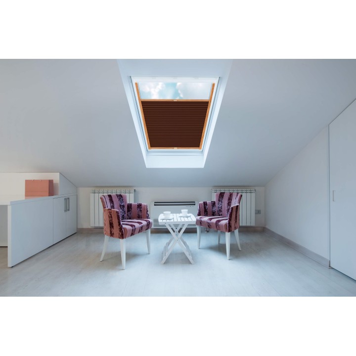 Plisa dachowa Metallic Przyciemniająca Brązowa 306