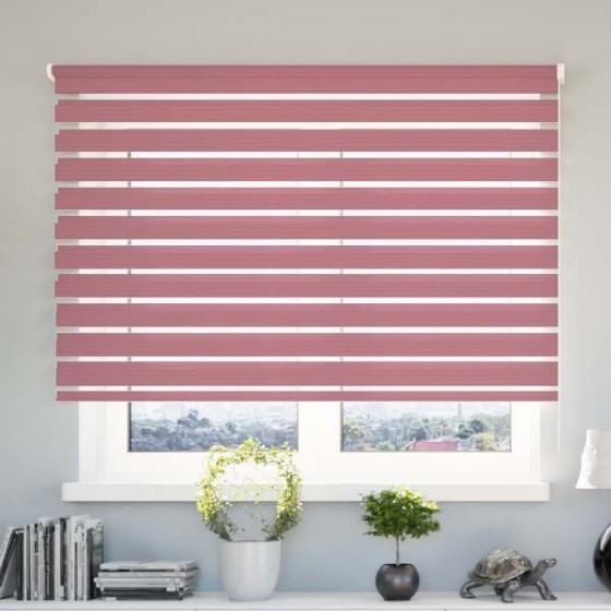 Wall mounted blind Day-Night Classic pink 604