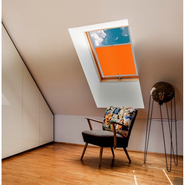 Plisa dachowa Basic Premium Przyciemniająca Pomarańczowa 108