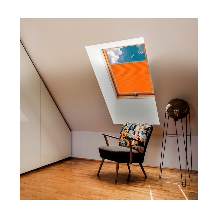 Plisa dachowa Basic Premium Przyciemniająca Pomarańczowa 108