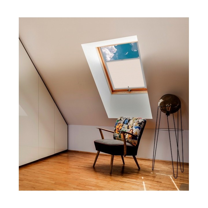 Plisa dachowa Basic Premium Przyciemniająca Kremowa 105