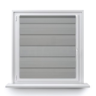 Roleta Mini Dzień Noc Zaciemniająca Margaret Jasnoszara Mrg-07