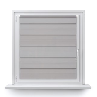 Roleta Mini Dzień Noc Zaciemniająca Margaret Szara Mrg-04