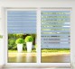 Roller blind in PVC cassette with guide Day-Night Bahama XXIII blue Paseczki BH2307