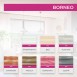 Roller blind in PVC cassette with a guide Borneo cynamon 104