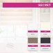 Cassette Superior roller blind Day-Night Secret Biały 1313