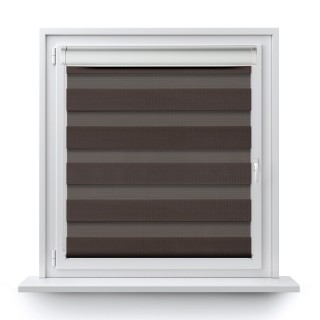 Roleta w kasecie PCV Dzień Noc Przyciemniająca Classic bez prowadnic Ciemnobrązowa 4