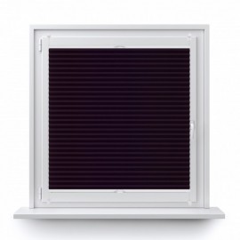 Basic premium pleated blind dark purple