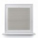Crushed pleated blind light grey