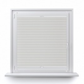 Exclusive pleated blind white