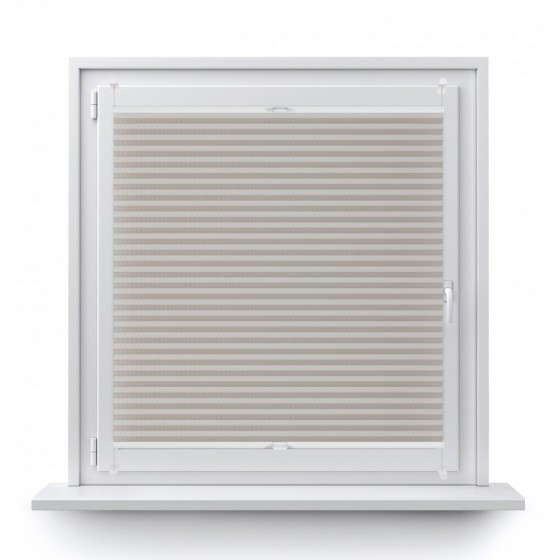 Exclusive pleated blind light grey