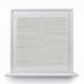 Bamboo pleated blind white