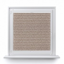Printed pleated blinds beige