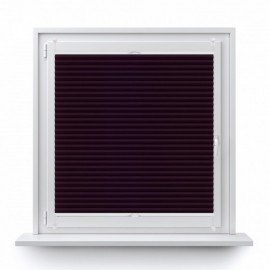Blackout termo premium pleated blind dark purple