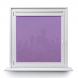 Roller blind in PVC cassette with a guide pink 521