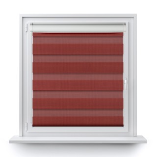 Roleta w kasecie PCV Dzień Noc Przyciemniająca Classic bez prowadnic Brązowa 1217