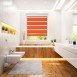 Roller blind in PVC cassette with guide Day-Night Classic orange 1213