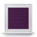 Basic premium pleated blind purple