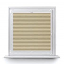 Thermo-blackout honeycomb pleated blind beżowy