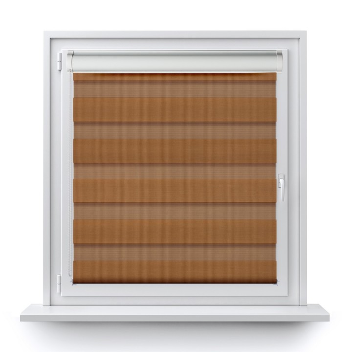 Roleta w kasecie PCV Dzień Noc Przyciemniająca Classic z prowadnicą Beżowa 1211