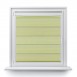 Roller blind in PVC cassette with guide Day-Night Bahama XXIII green BH2306