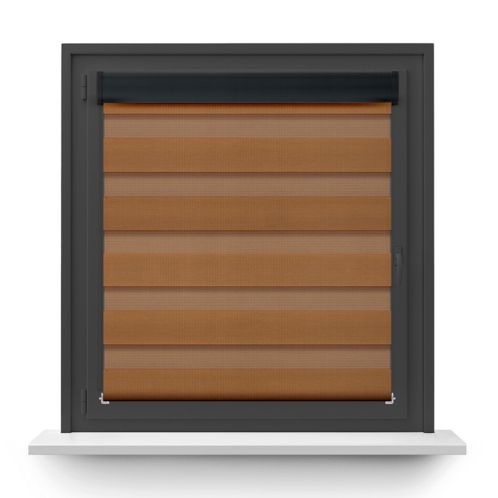 Roleta w kasecie PCV Dzień Noc Przyciemniająca Classic bez prowadnic Beżowa 1211