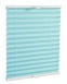 Basic premium pleated blind blue