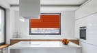 Basic premium pleated blind orange