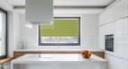 Basic premium pleated blind green