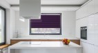 Basic premium pleated blind purple