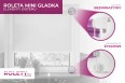 Roleta Mini gładka ciemny szary GL06