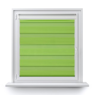 Roleta w kasecie PCV Dzień Noc Przyciemniająca Classic bez prowadnic Zielona Ag312