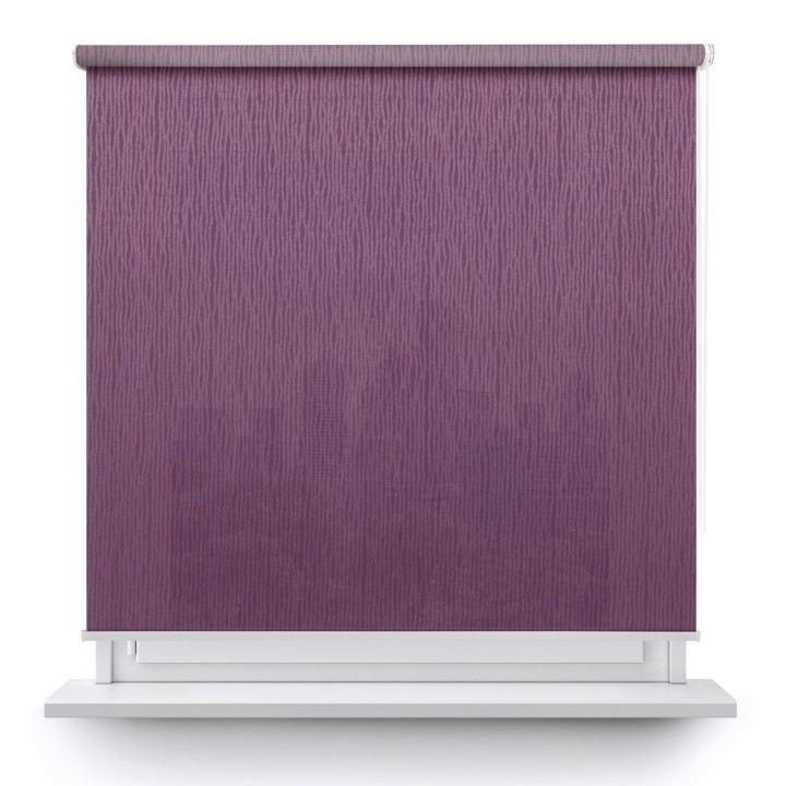 Roleta wolnowisząca Gładka Przyciemniająca Bambus Fioletowa 330