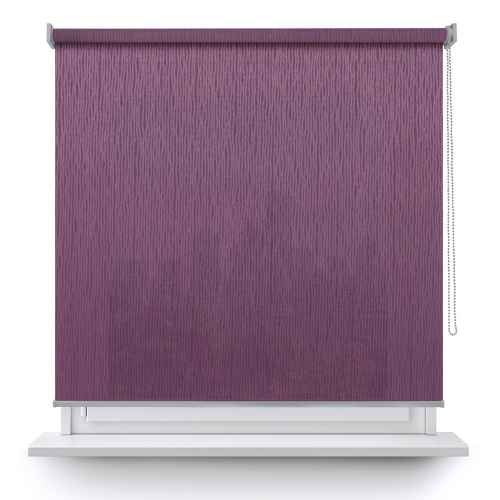 Roleta wolnowisząca Gładka Przyciemniająca Bambus Fioletowa 330