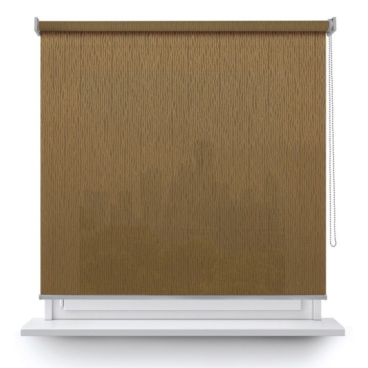 Roleta wolnowisząca Gładka Przyciemniająca Bambus Brązowa 323