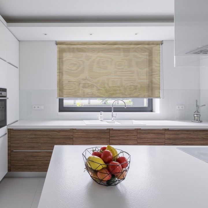 Roleta wolnowisząca Gładka Przyciemniająca Borneo Ciemnobrązowa 105