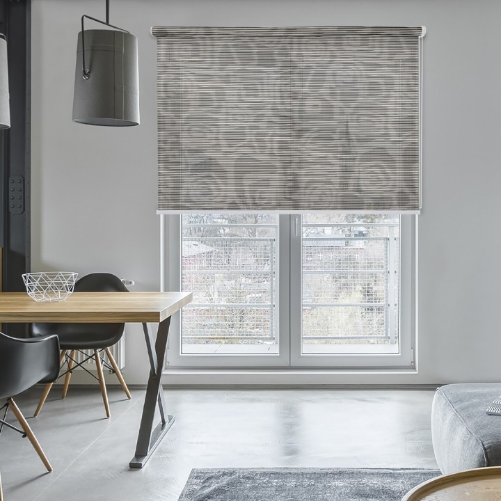 Roleta wolnowisząca Gładka Przyciemniająca Borneo Czarna 107