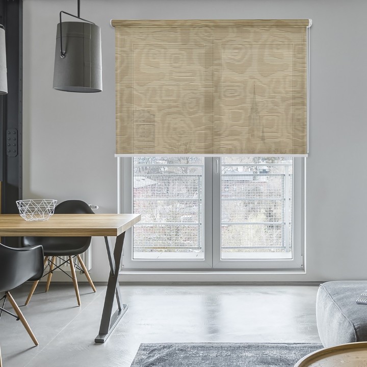 Roleta wolnowisząca Gładka Przyciemniająca Borneo Ciemnobrązowa 105