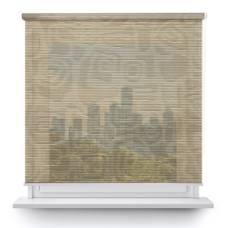 Roleta wolnowisząca Gładka Przyciemniająca Borneo Ciemnobrązowa 105