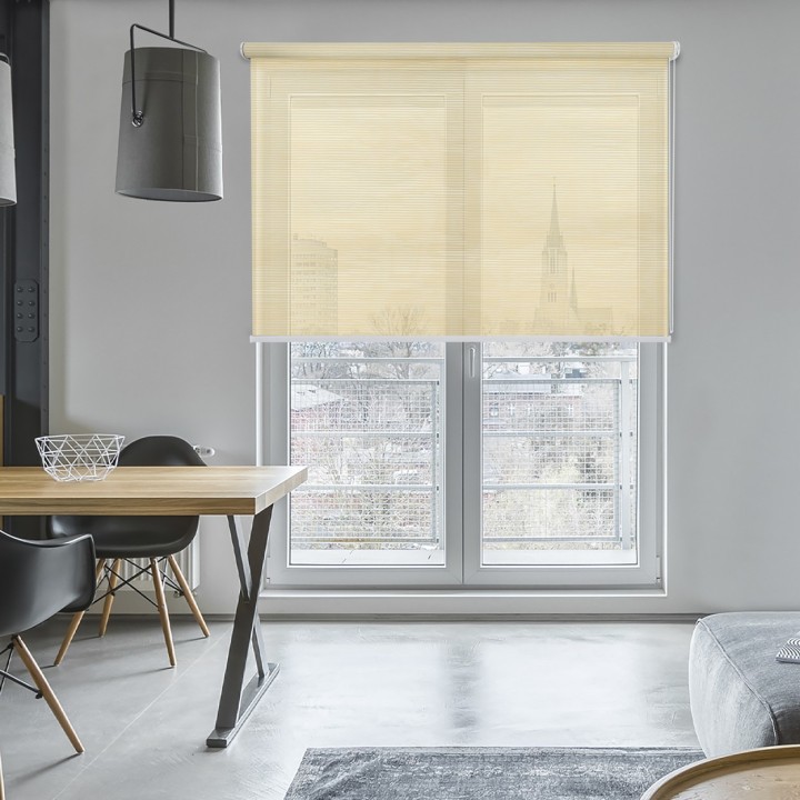 Roleta wolnowisząca Gładka Przyciemniająca Borneo Beżowa 102