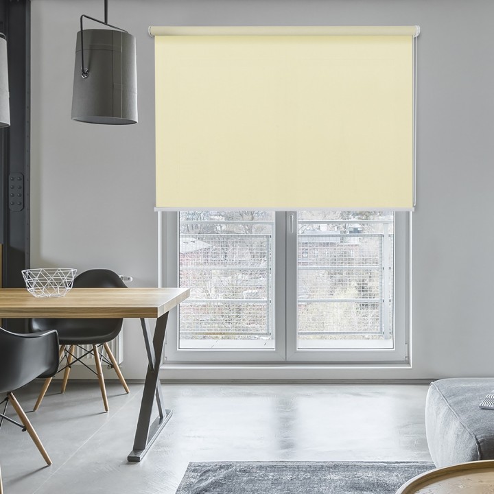 Roleta wolnowisząca Gładka Przyciemniająca Eden Kremowa 127