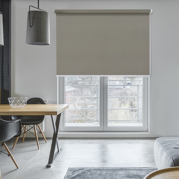 Roleta wolnowisząca Gładka Przyciemniająca Eden Jasnoszara 138