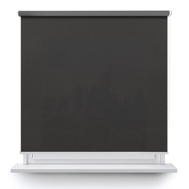 Roleta wolnowisząca Gładka Przyciemniająca Eden Ciemnoszara 136